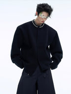 Pearl - Embellished Collar Cardigan Sweater - COPPING THREADS - ArguE CulturE