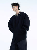 Pearl - Embellished Collar Cardigan Sweater - COPPING THREADS - ArguE CulturE