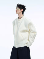 Pearl - Embellished Collar Cardigan Sweater - COPPING THREADS - ArguE CulturE