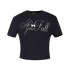 Pearl Embellished Rhinestone Tee - COPPING THREADS - AYF