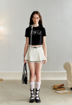 Pearl Embellished Rhinestone Tee - COPPING THREADS - AYF