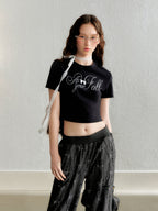 Pearl Embellished Rhinestone Tee - COPPING THREADS - AYF