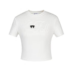 Pearl Embellished Rhinestone Tee - COPPING THREADS - AYF