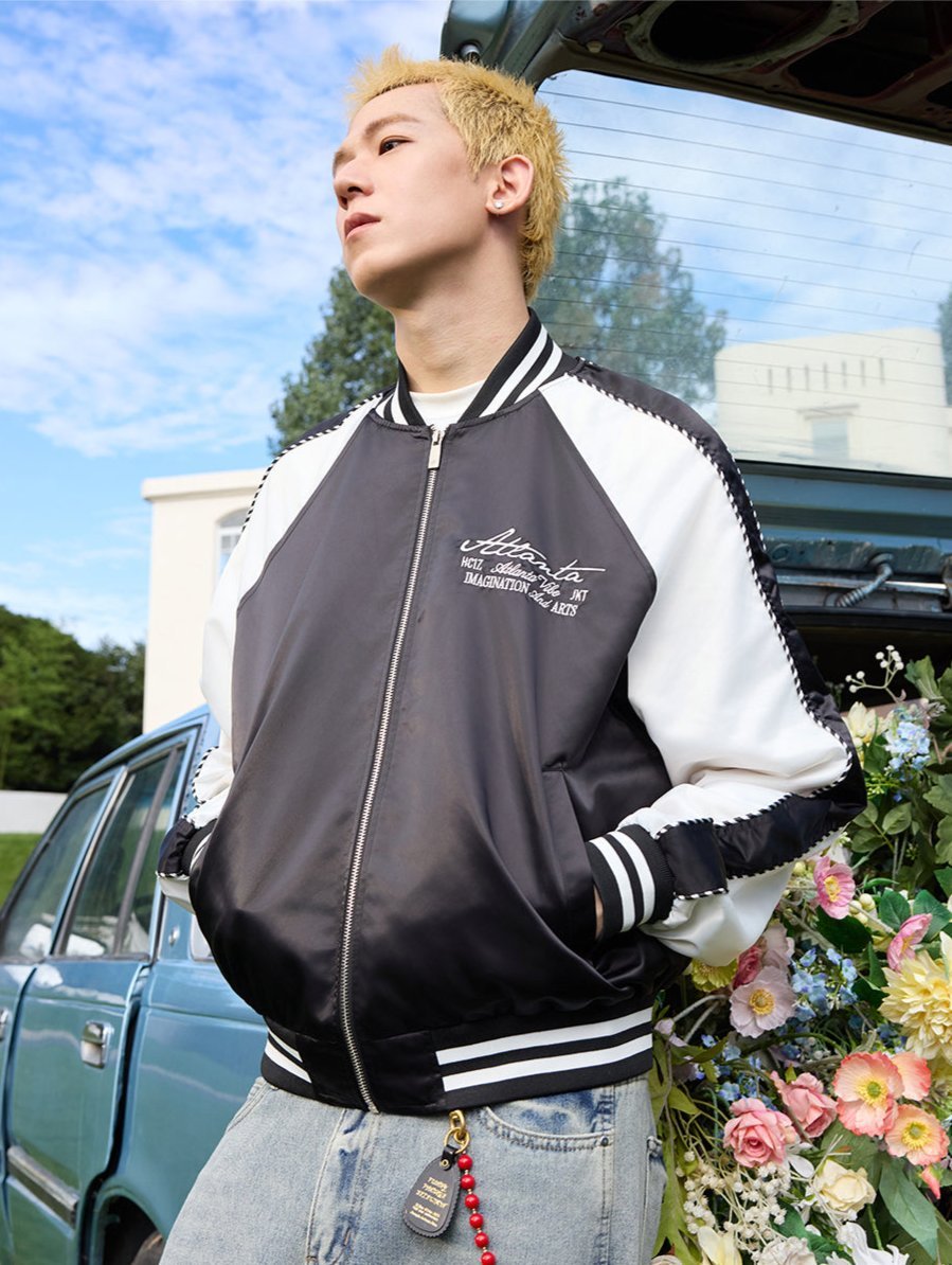 Pearl Embroidered Yokosuka Baseball Jacket - COPPING THREADS - Harsh and Cruel