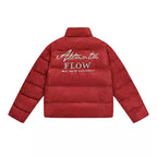 Pearl Embroidery Suede Puffer Jacket - COPPING THREADS - Harsh and Cruel