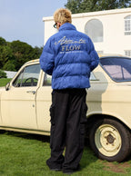 Pearl Embroidery Suede Puffer Jacket - COPPING THREADS - Harsh and Cruel