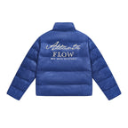 Pearl Embroidery Suede Puffer Jacket - COPPING THREADS - Harsh and Cruel