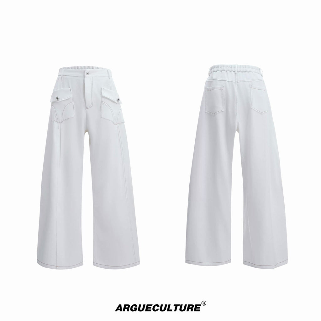 Pearl-Trim Contrast-Stitch Set - COPPING THREADS - Argue Culture