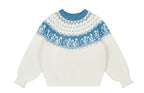 Penguin Pattern Fair Isle Knit Sweater - COPPING THREADS - CHICISLAND