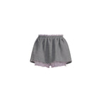 Pink & Gray Plaid Layered Knit Cardigan Set - COPPING THREADS - FRAGILE HEART