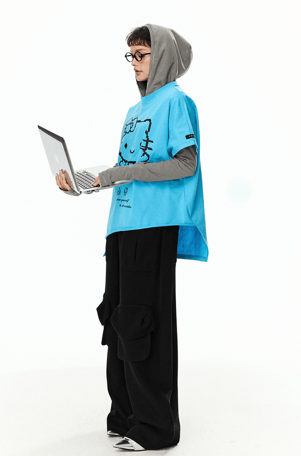 Pixel Kitty Graphic Tee - COPPING THREADS - CT Select