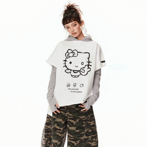 Pixel Kitty Graphic Tee - COPPING THREADS - CT Select