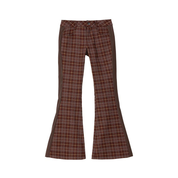 Plaid Flared Pants - COPPING THREADS - APRIORITY