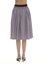 Plaid Pleated Faux Layered Skirt - COPPING THREADS - MOROMORO