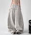 Plaid Ruffle High - Waist Wide - Leg Pants – CT2005 - COPPING THREADS - CT Select