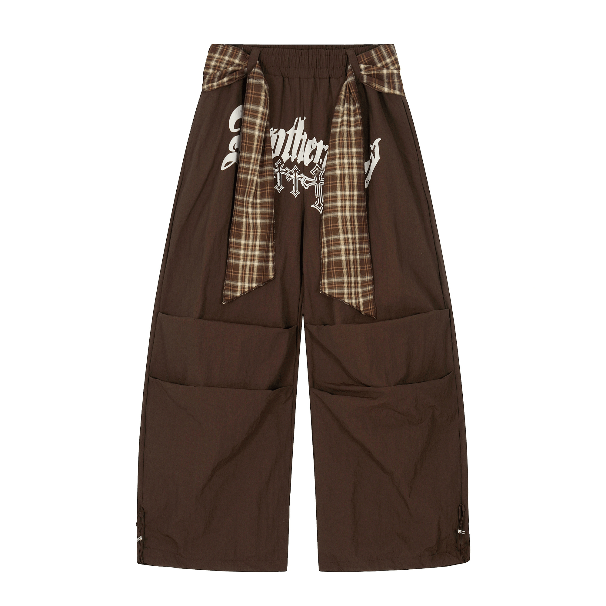 Plaid - Scarf Wide - Leg Cargo Pants - COPPING THREADS - CT Select