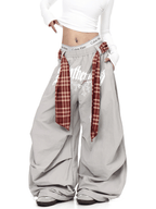 Plaid - Scarf Wide - Leg Cargo Pants - COPPING THREADS - CT Select
