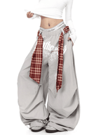 Plaid - Scarf Wide - Leg Cargo Pants - COPPING THREADS - CT Select