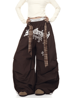 Plaid - Scarf Wide - Leg Cargo Pants - COPPING THREADS - CT Select