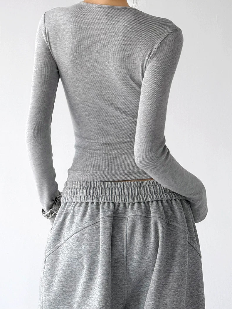 Plain Crewneck Long-Sleeve T-Shirt - COPPING THREADS - CT ORIGINALS