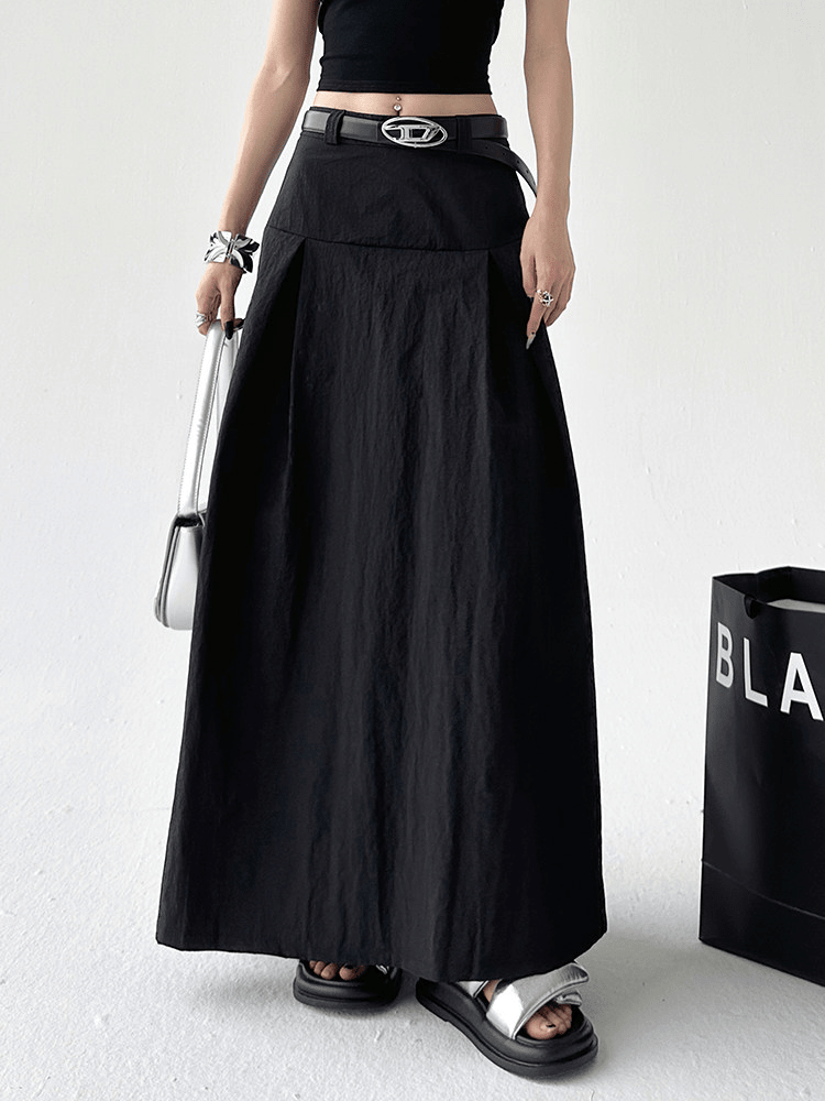 Pleated A-Line Maxi Skirt - CT802 - COPPING THREADS - CT Select
