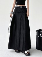 Pleated A-Line Maxi Skirt - CT802 - COPPING THREADS - CT Select
