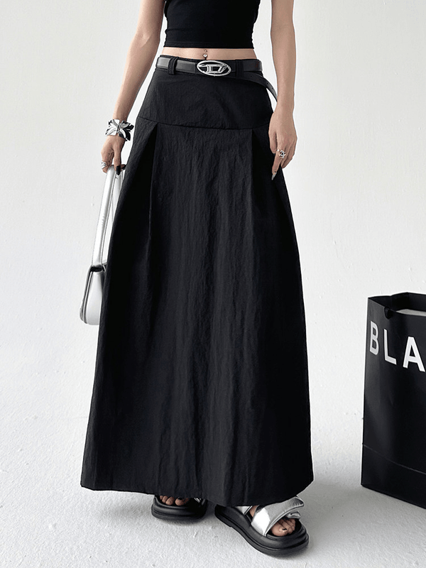 Pleated A-Line Maxi Skirt - CT802 - COPPING THREADS - CT Select