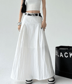 Pleated A-Line Maxi Skirt - CT802 - COPPING THREADS - CT Select