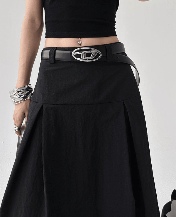 Pleated A-Line Maxi Skirt - CT802 - COPPING THREADS - CT Select