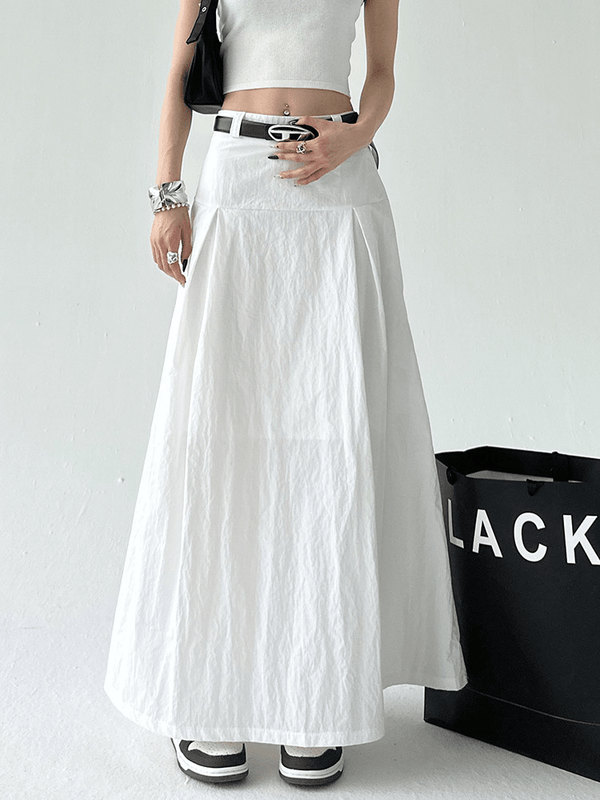 Pleated A-Line Maxi Skirt - CT802 - COPPING THREADS - CT Select