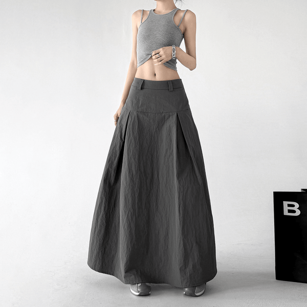 Pleated A-Line Maxi Skirt - CT802 - COPPING THREADS - CT Select