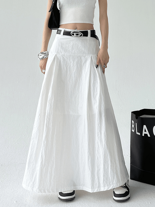 Pleated A-Line Maxi Skirt - CT802 - COPPING THREADS - CT Select