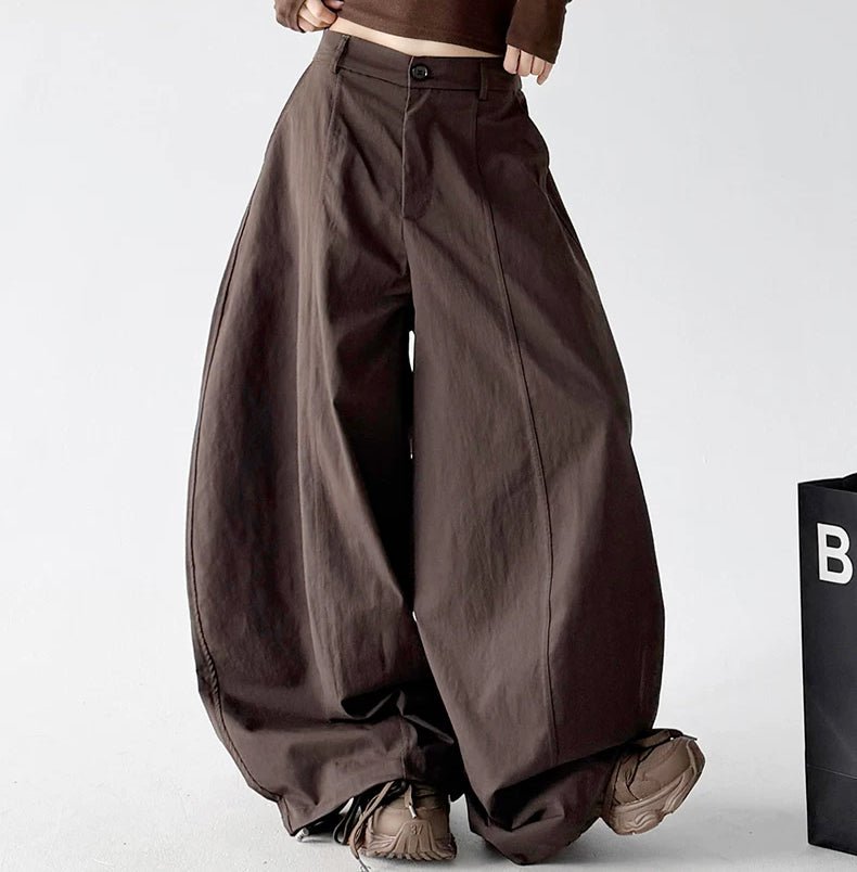Pleated Balloon-Leg Pants - COPPING THREADS - CT ORIGINALS