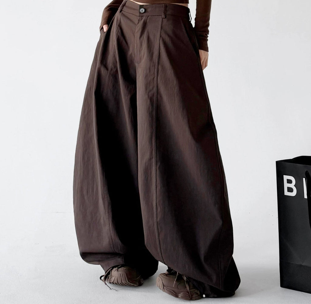 Pleated Balloon-Leg Pants - COPPING THREADS - CT ORIGINALS