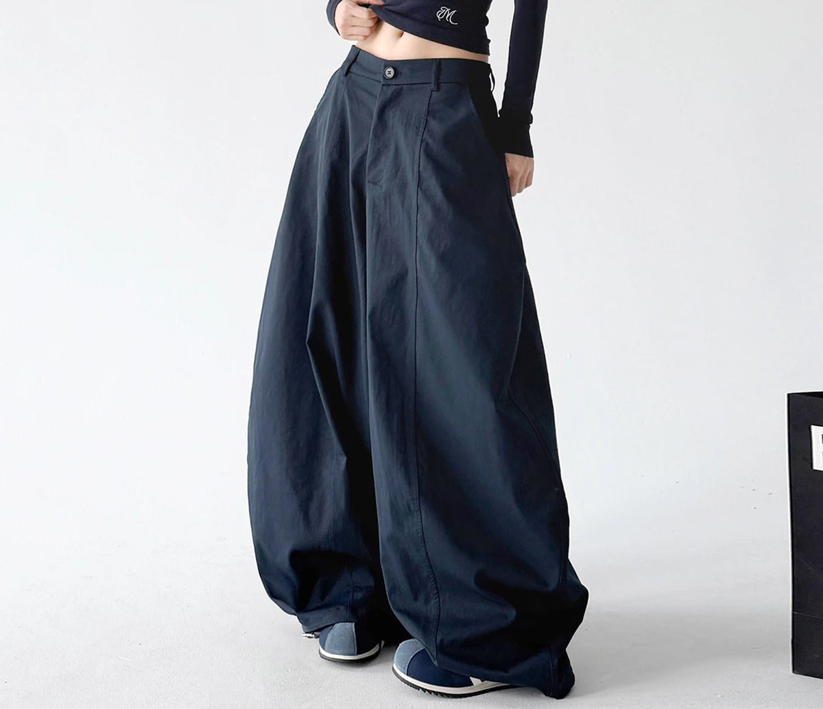 Pleated Balloon-Leg Pants - COPPING THREADS - CT ORIGINALS