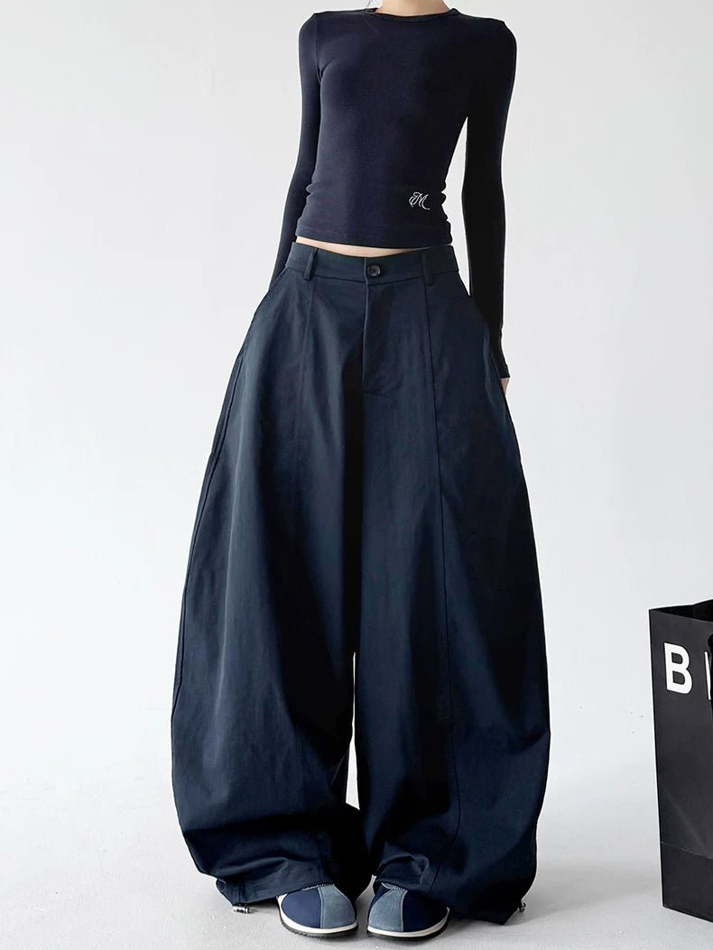 Pleated Balloon-Leg Pants - COPPING THREADS - CT ORIGINALS