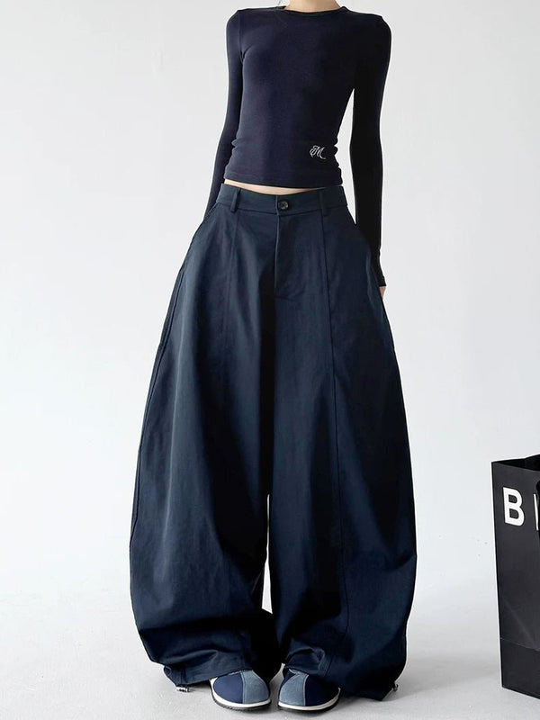 Pleated Balloon-Leg Pants - COPPING THREADS - CT ORIGINALS