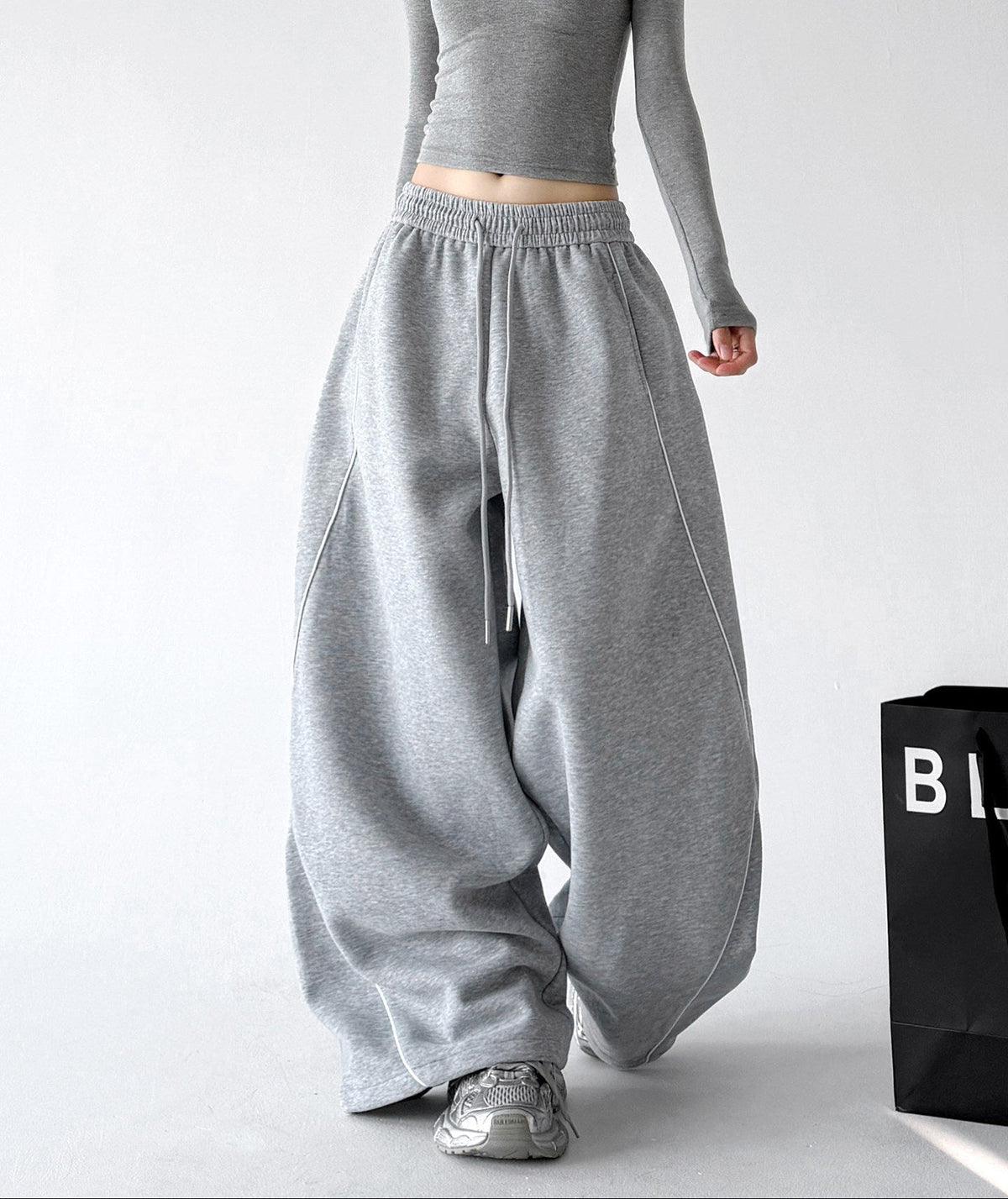 Pleated Balloon Sweatpants - CT8962 - COPPING THREADS - CT ORIGINALS