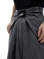 Pleated High Waist Wide - Leg Trousers - COPPING THREADS - ArguE CulturE