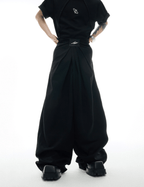Pleated High Waist Wide - Leg Trousers - COPPING THREADS - ArguE CulturE