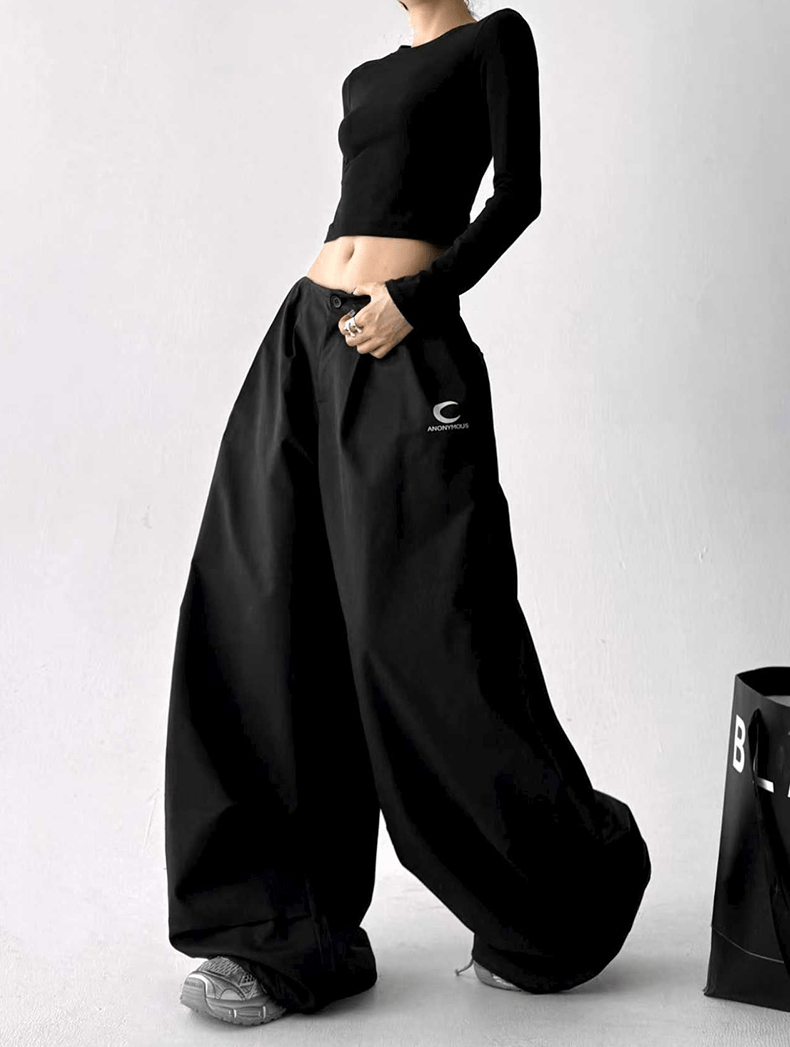 Pleated Ultra‑Wide Parachute Pants - COPPING THREADS - CT Select