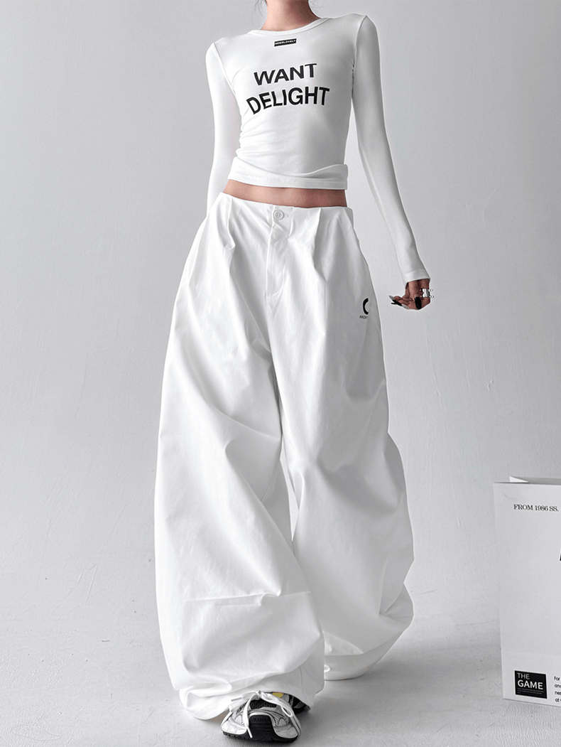 Pleated Ultra‑Wide Parachute Pants - COPPING THREADS - CT Select