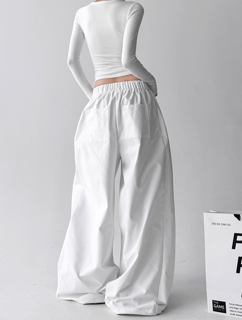 Pleated Ultra‑Wide Parachute Pants - COPPING THREADS - CT Select