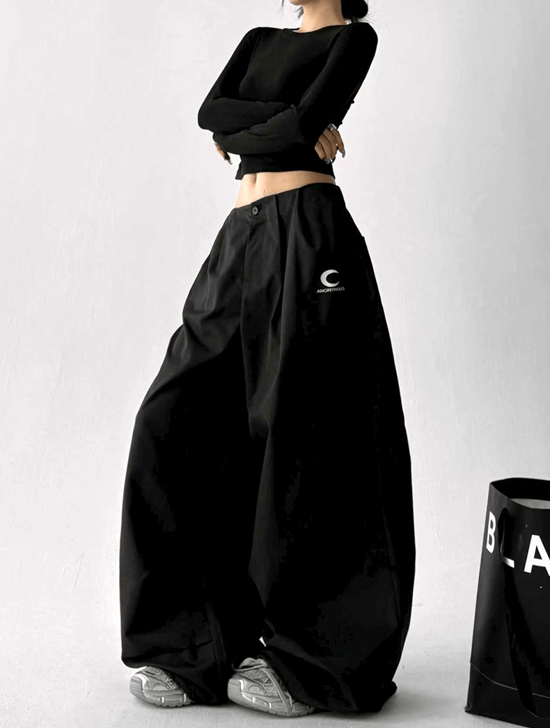 Pleated Ultra‑Wide Parachute Pants - COPPING THREADS - CT Select