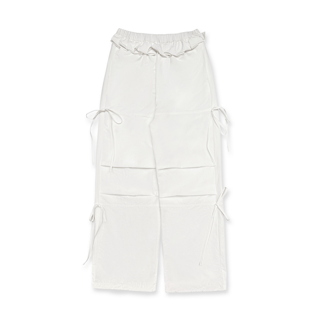 Pleated Waist Parachute Cargo Pants - COPPING THREADS - MOROMORO
