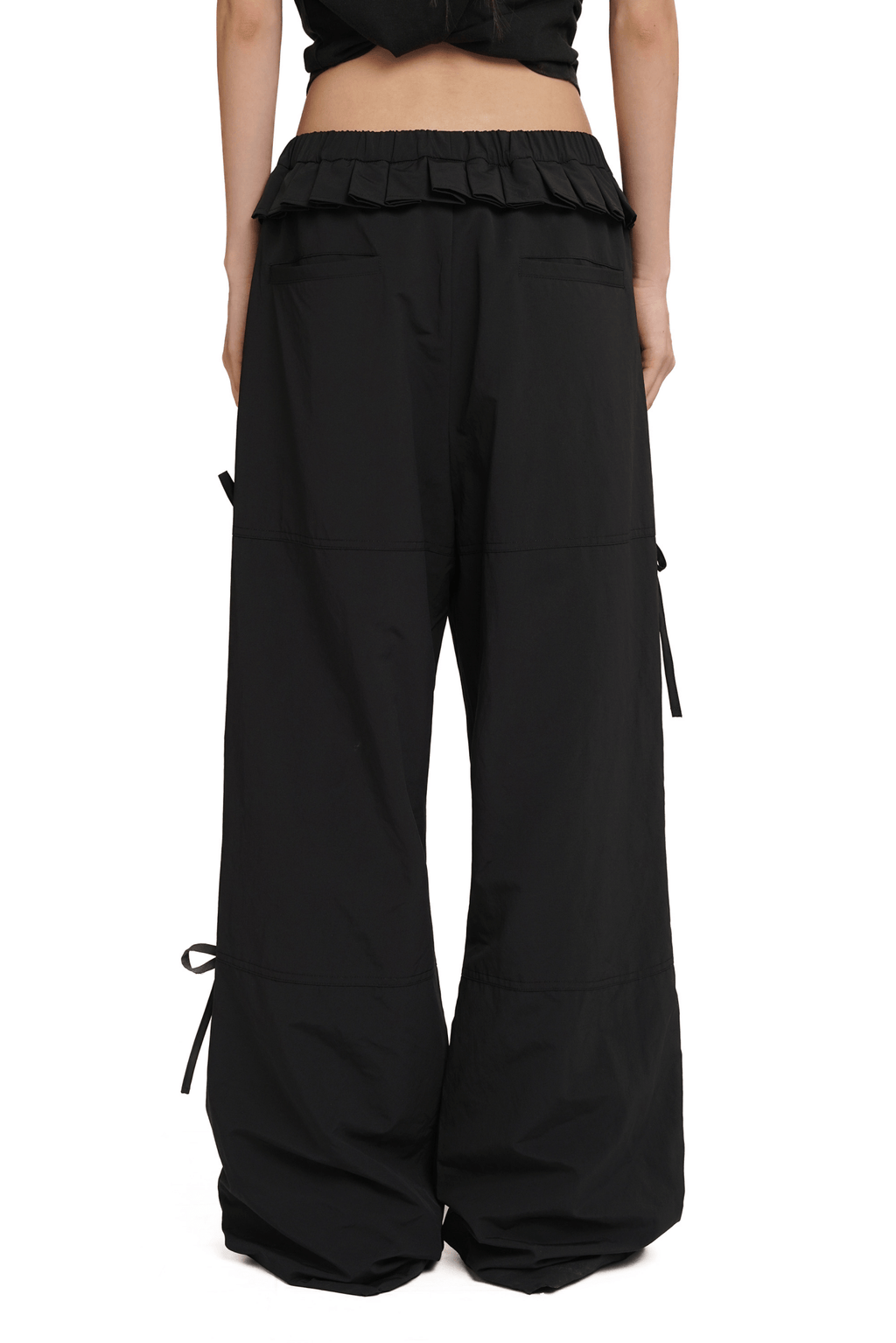 Pleated Waist Parachute Cargo Pants - COPPING THREADS - MOROMORO