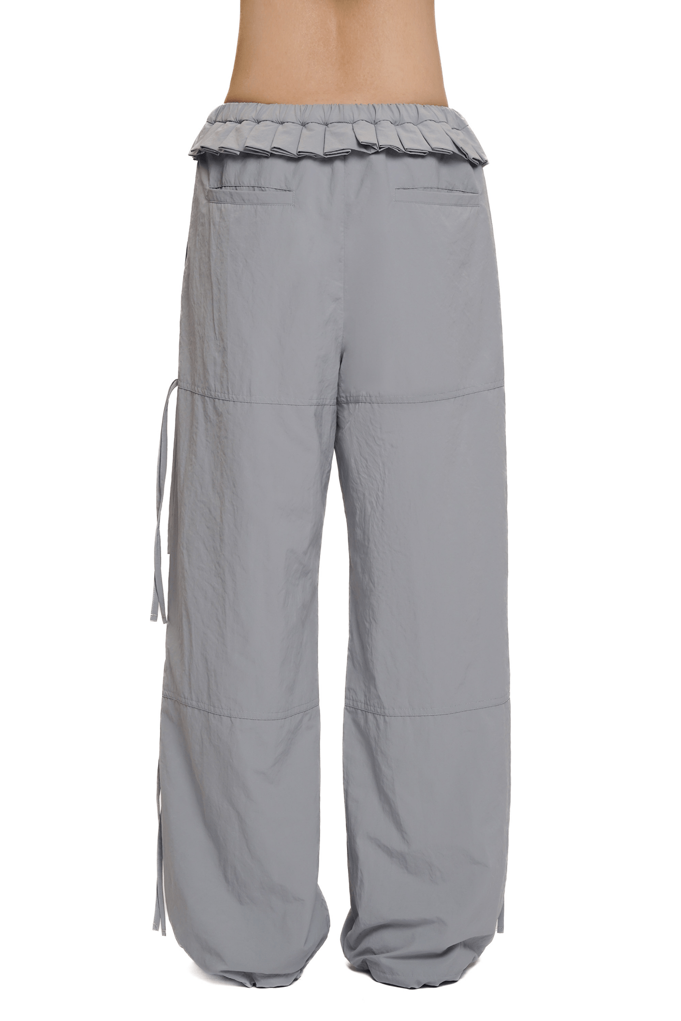 Pleated Waist Parachute Cargo Pants - COPPING THREADS - MOROMORO