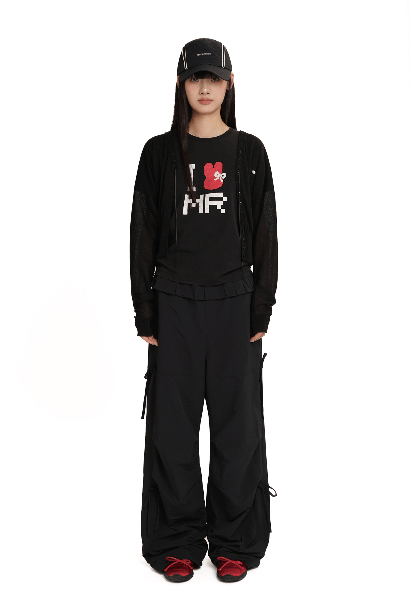 Pleated Waist Parachute Cargo Pants - COPPING THREADS - MOROMORO