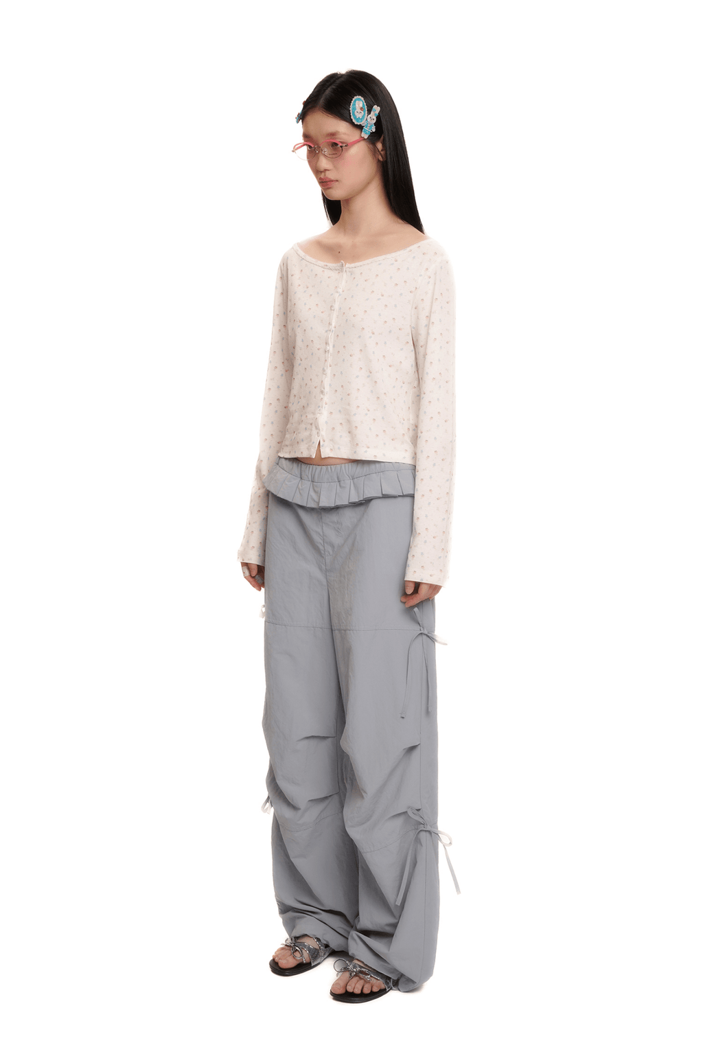 Pleated Waist Parachute Cargo Pants - COPPING THREADS - MOROMORO