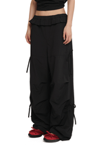 Pleated Waist Parachute Cargo Pants - COPPING THREADS - MOROMORO